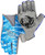 Fish Monkey Pro 365 Fingerless Fishing Guide Glove Blue Water Camo XL