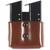 Galco DMP Double Mag Paddle Carrier 10mm, .45 Single Stack Ambi Tan - DMP26