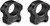 Vortex Optics Pro Series Scope Rings, 1" Medium Height, Black - PR1-M
