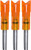 Lumenok Gold Tip Crescent Bolt End HD Orange Lighted Arrow Nock 3 Pack NEW