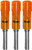 Lumenok Gold Tip GTF HD Orange Flat End Lighted Arrow Nock 3 Pack