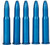A-ZOOM Dummy Round 30-30 Winchester Rifle Metal Snap Caps 5 Pk Blue - 12329