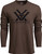 Vortex Optics Core Logo Long Sleeve T-Shirt - Brown Heather - XXX-Large