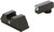 AmeriGlo Tritium I-Dot Green With White Outline Sight Set For Glock 42/43