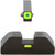 AmeriGlo Cap Thin Sight Set Glock 17/19 LumiGreen Front & Rear