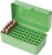MTM Case-Gard 50RD Flip-Top Rifle Ammo Box 22 Hornet/30 Carbine/218 BEE GRN