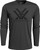 Vortex Optics Core Logo Long Sleeve Shirts - Charcoal Heather - XXX-Large