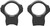 Talley Manufacturing Scope Ring 1" Browning X-Bolt 20 MOA Medium Black