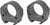 Talley Modern Sporting Scope Ring For Picatinny Rails 30MM Low Black