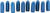 A-ZOOM Precision Metal Safety Snap Cap Blue Value 10 Pack 380 Auto - 15313