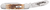 Case XX Canoe Peach Seed Clip, Pen Blade Jigged Amber Bone Handle - 00263