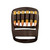 Galco Kodiak Holster Ammo Bandolier Holds 6 rounds 44/45/454/460 Leather