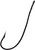 Blakemore Tru Turn Bass Worm Hook Bronze 2 Slice Size 5/0 (4) - 047ZS 5/0