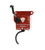 Trigger Tech Rem 700 Black Diamond Curved Clean  RH Red - R70-SRB-02-TNC