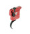 Trigger Tech Rem 700 Black Diamond Curved Clean  RH Red - R70-SRB-02-TNC