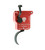 Trigger Tech Rem 700 Black Diamond Curved Clean  RH Red - R70-SRB-02-TNC