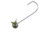 Owner Ultra Head Shaky Football TwistLock Hooks 1/8oz 4/0 Size 4Pcs Green