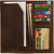 Drake Waterfowl Leather Checkbook Wallet Brown Metal Logo OSFM - DA7007-LEA