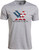 Vortex Optics Men's Stars and Stripes Short Sleeve T-Shirt Grey Heather 3XL