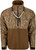 Drake Waterfowl Camo MST G-Flex Eqwader 1/4 Zip Pullover Bottomland XL