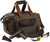 Browning Laredo Stylish Shooting Bag Olive Cotton Canvas & Embossed Leather