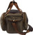 Browning Laredo Stylish Shooting Bag Olive Cotton Canvas & Embossed Leather
