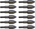 New Archery Products Practice Bullet Point 100gr 5.16" Steel - 12 Pack