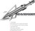 Bloodsport Archery Gravedigger Cut-On-Contact Broadhead 100gr 1"x1 3/4" 3PK