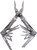 SOG PowerPint EDC Tool Compact Lightweight W/ 18 Multitools In One - Silver