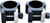 Nightforce X-Treme Duty Ultralight 30MM Ring Set 1.125"/High/6 Screws