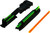 HIVIZ C-Series Magnetic Turkey/Deer Sight Set For Vent Ribs 7/32" - 21/64"