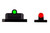 HI-VIZ FastDot H3 Low Profile Sight Set S&W M&P Compact, Fullsize & Shield