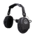Walker's Firemax Muff Behind The Neck Rechargeable & Slim Low Profile - BLK