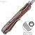 SOG Twitch II Drop Point Pocket EDC Knife W/ 2.65" SS Blade & Rosewood Hndl