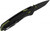 SOG Aegis AT Tanto Folding Knife Ambidextrous AT-XR Lock - Black/Moss HNDL