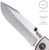 SOG Sideswipe EDC Knife W/ 3.4" & Reversible Pocket Clip Point Blade Grey