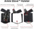 Galco Ankle Glove Holster For Glock 43X MOS W/WO Red Dot - Black - RH
