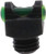TRUGLO Starbright Deluxe Fiber-Optic Shotgun Bead Sight 6/48 Thread Green