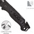 SOG Escape Tactical Folding Knife 3.4" Serrated Edge Blade Pocket Knife-BLK