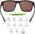 Vortex Optics Banshee Sunglasses Black Frame Amber Lens/Gold Mirror