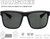 Vortex Optics Banshee Sunglasses Lifetime Warranty Black Frame Smoke Lens