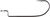 Owner American 5101-121 Offset Worm Shank Hook Black Chrome 2/0