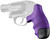 Hogue S&W J Frame Rnd Butt Centennial/Bodyguard Overmolded Rubber - Purple