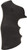 Hogue Ruger GP100 & Super Redhawk Monogrip W/ Finger Grooves Rubber - Black