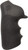 Hogue Ruger GP100 & Super Redhawk Tamer Grip W/ Finger Grooves Rubber- Blk