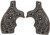 Hogue Extreme Series S&W J Frame Rd. Butt Bantam Piranha Grip - Black/Gray