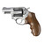 Hogue Ruger SP101 Smooth Exotic Hardwood - PAU FERRO - W/ Finger Grooves
