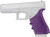 Hogue HandALL Beavertail Grip Sleeve Glock 17 (GEN 3 & 4) - Purple 17036