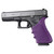Hogue HandALL Beavertail Grip Sleeve Glock 17 (GEN 3 & 4) - Purple 17036