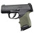 Hogue HandALL Beavertail Grip Sleeve Sig Sauer P365-380 Models - OD Green